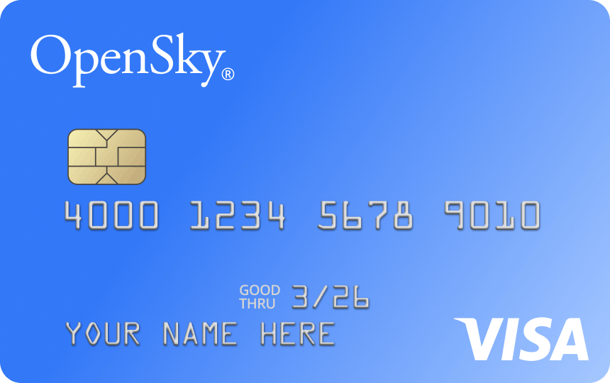 Image of the OpenSky Secured Credit Visa Card